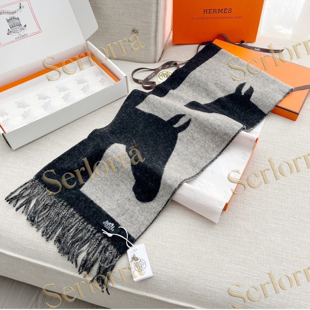 HERMES CASHMERE SCARF