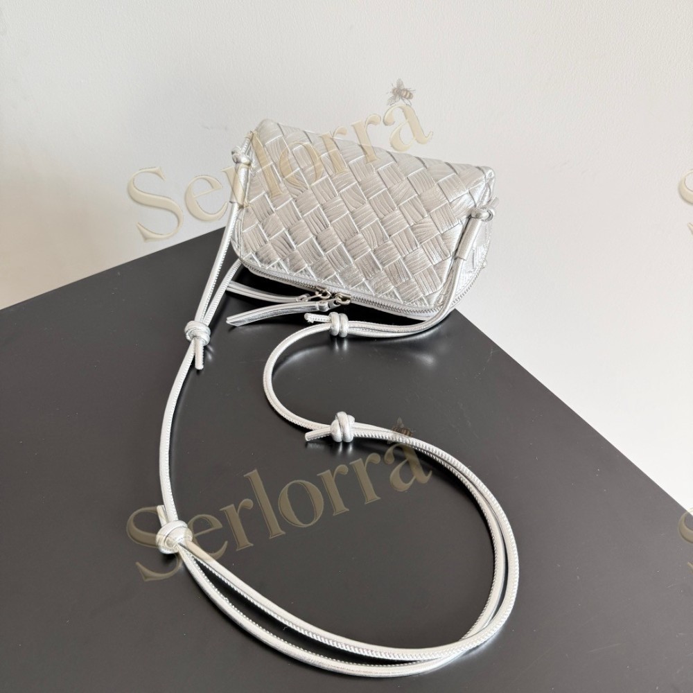 BOTTEGA VENETA MINI LOOP METAL KNOTS BAG