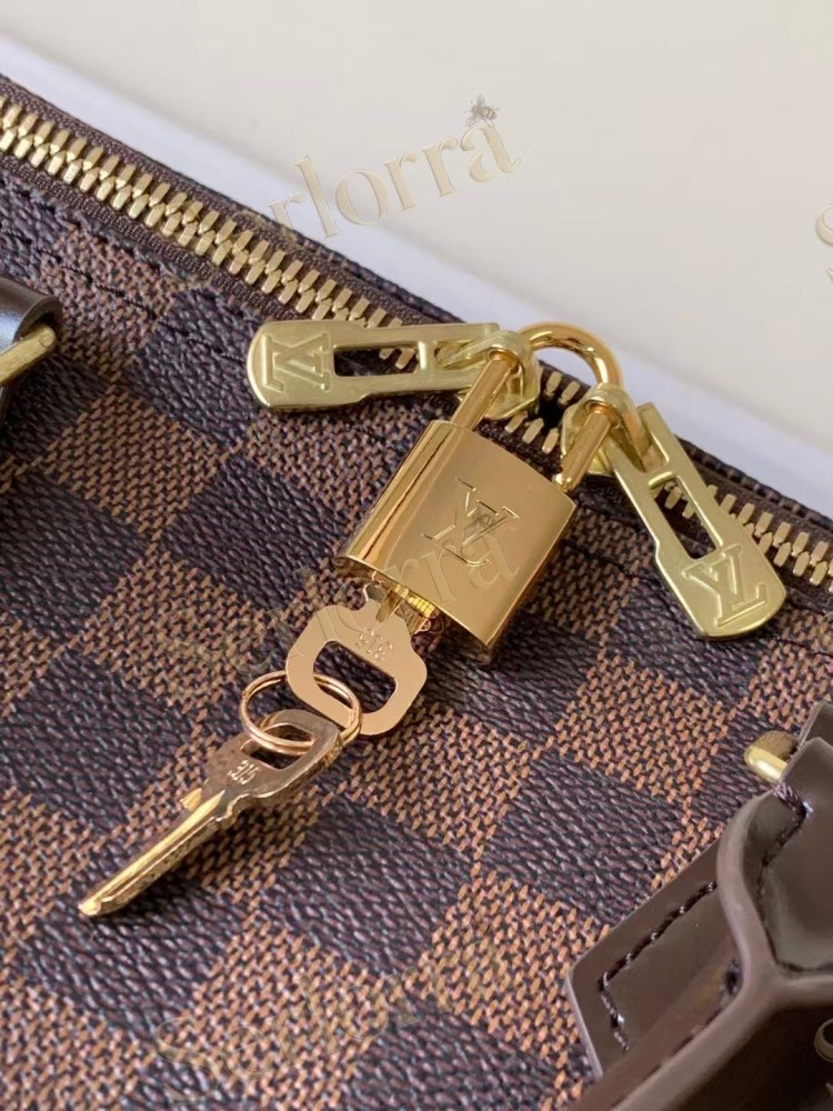 LOUIS VUITTON SPEEDY BANDOULIÈRE 25 DAMIER EBENE CANVAS