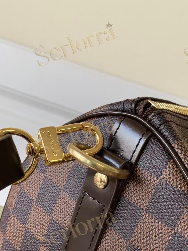 LOUIS VUITTON SPEEDY BANDOULIÈRE 25 DAMIER EBENE CANVAS