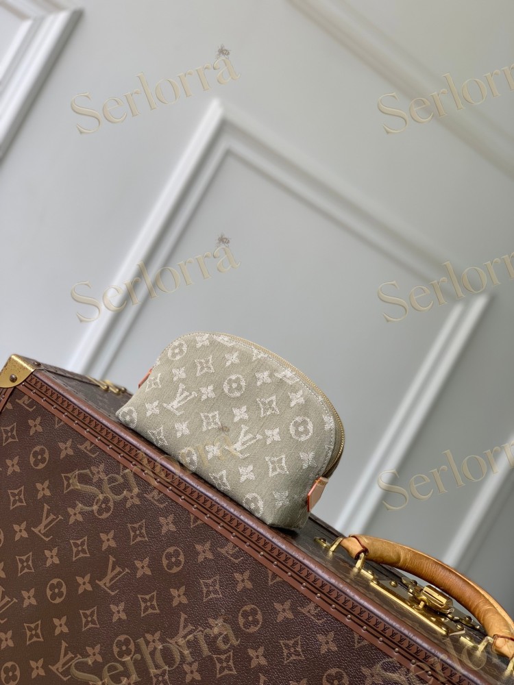 LOUIS VUITTON COSMETIC POUCH PM DENIM