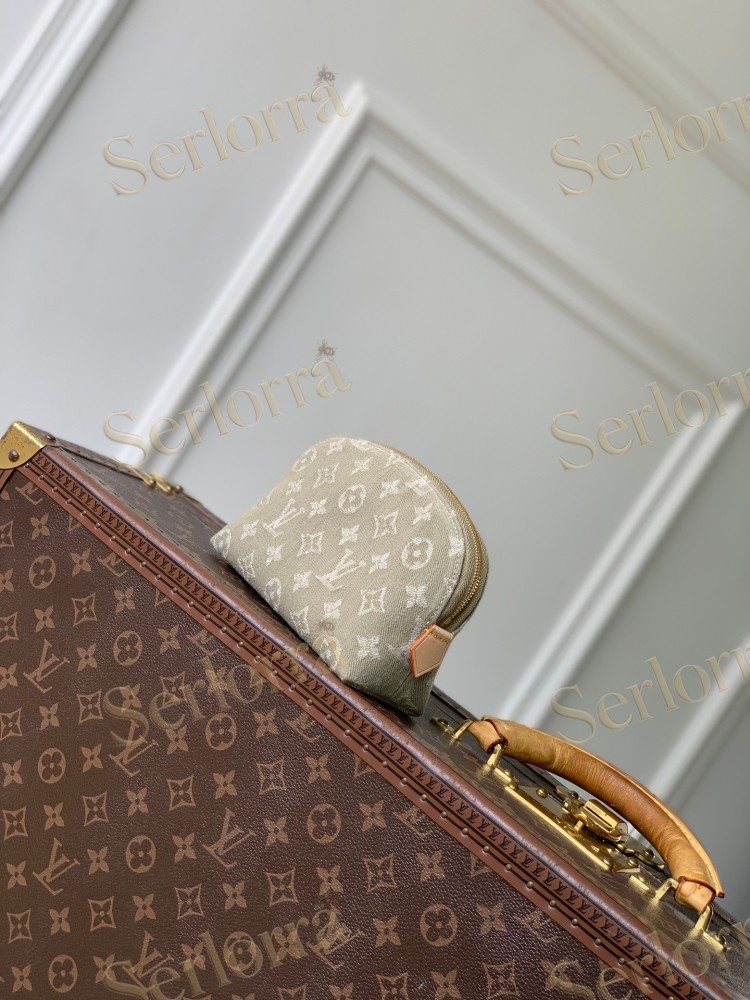 LOUIS VUITTON COSMETIC POUCH PM DENIM