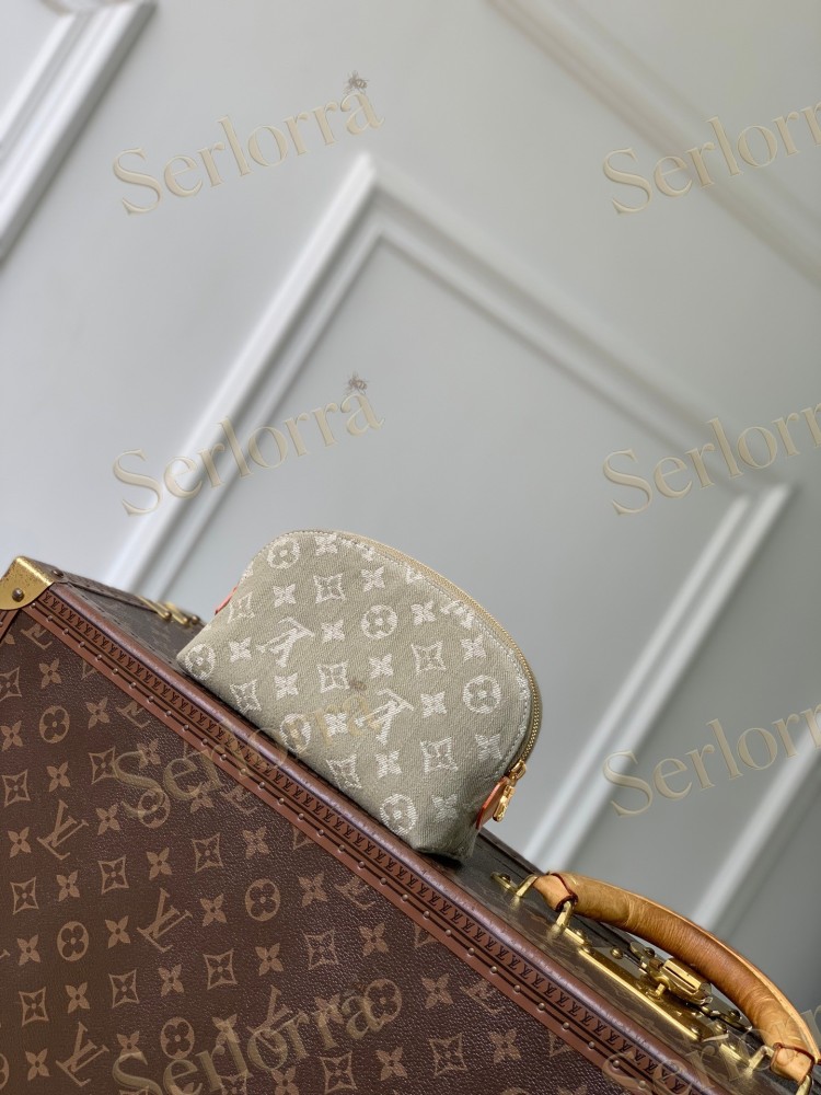 LOUIS VUITTON COSMETIC POUCH PM DENIM