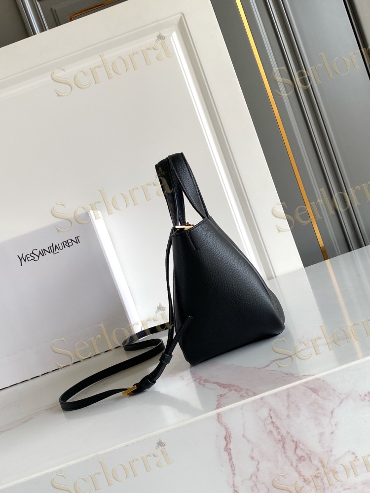 YSL LE 5 À 7 BABY BEA IN GRAINED LEATHER