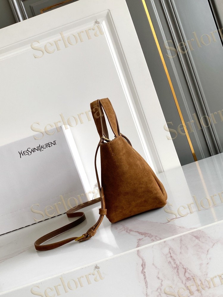 YSL LE 5 À 7 BABY BEA IN GRAINED LEATHER