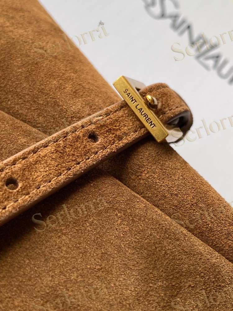 YSL LE 5 À 7 BABY BEA IN GRAINED LEATHER