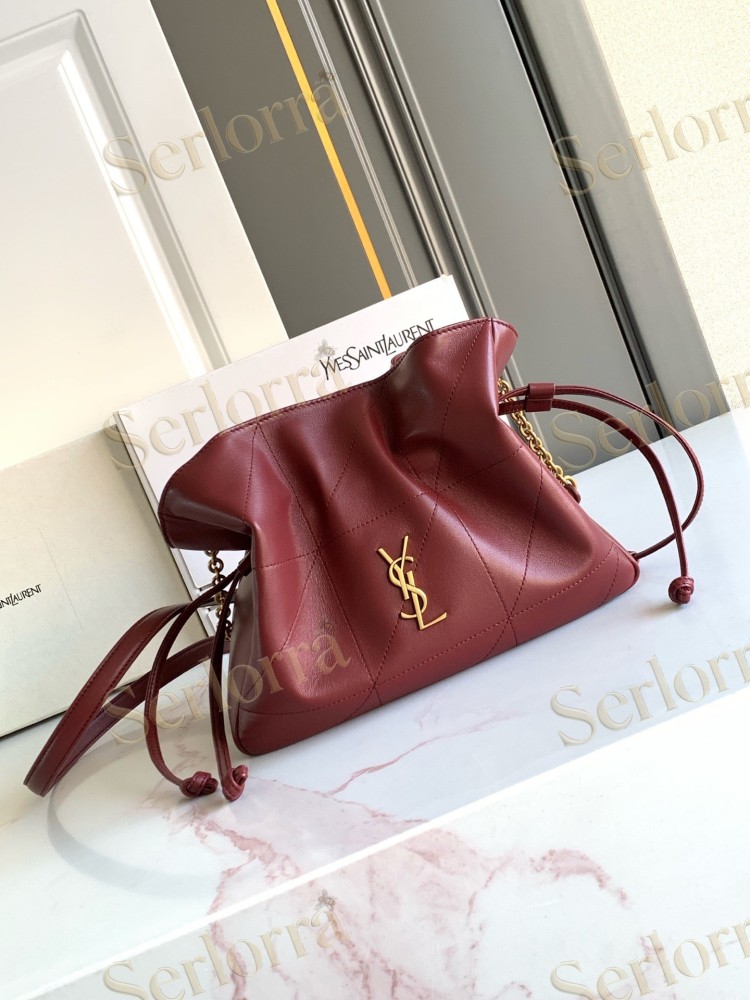 YSL JAMIE SHOULDER POUCH IN LAMBSKIN