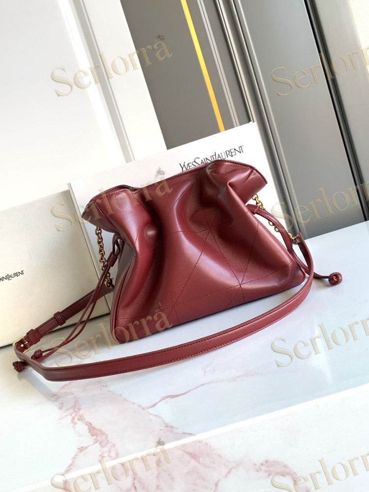 YSL JAMIE SHOULDER POUCH IN LAMBSKIN