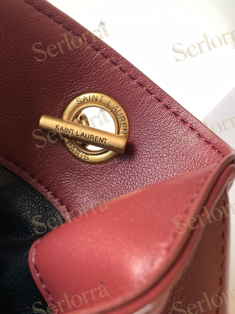 YSL JAMIE SHOULDER POUCH IN LAMBSKIN