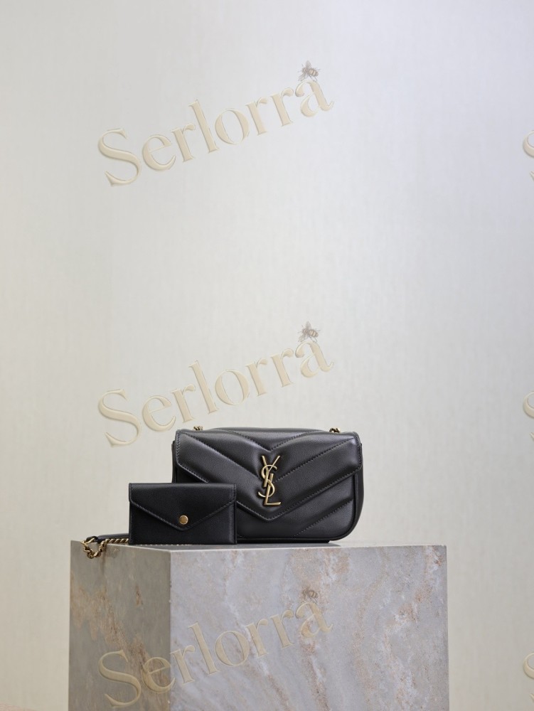 YSL LOULOU MINI IN LAMBSKIN