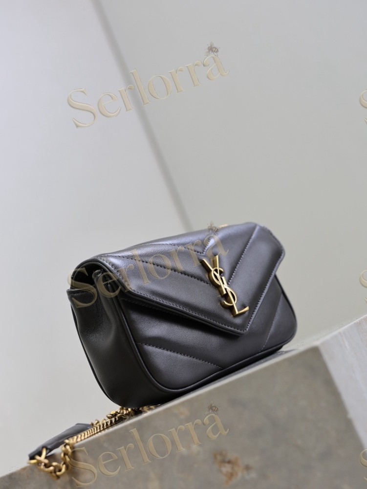 YSL LOULOU MINI IN LAMBSKIN