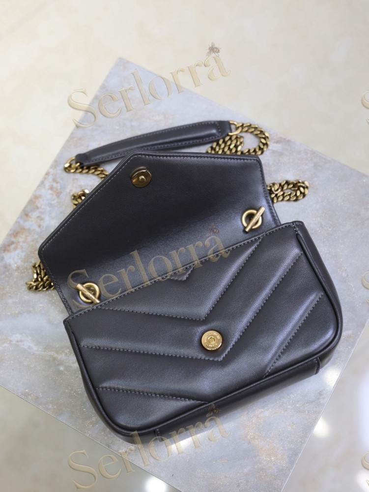 YSL LOULOU MINI IN LAMBSKIN