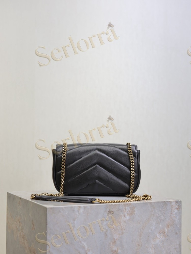YSL LOULOU MINI IN LAMBSKIN