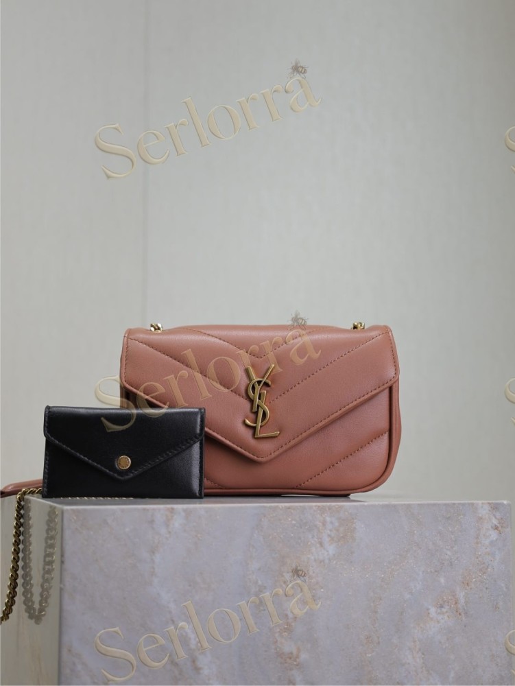 YSL LOULOU MINI IN LAMBSKIN