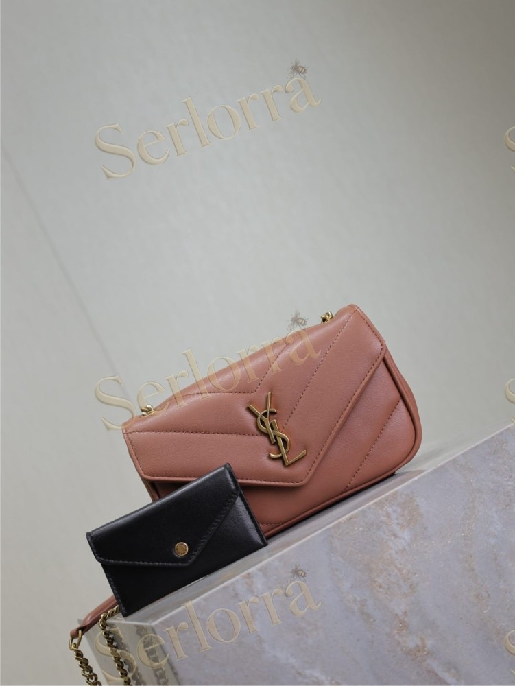 YSL LOULOU MINI IN LAMBSKIN