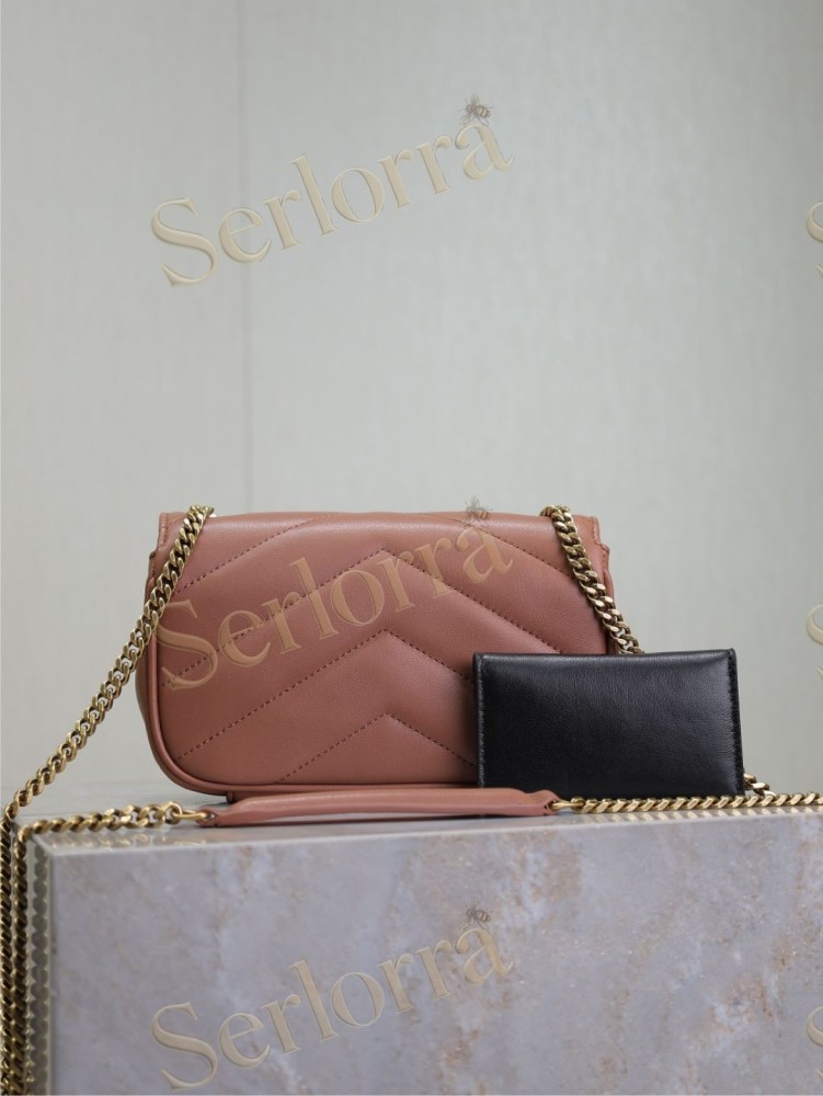 YSL LOULOU MINI IN LAMBSKIN