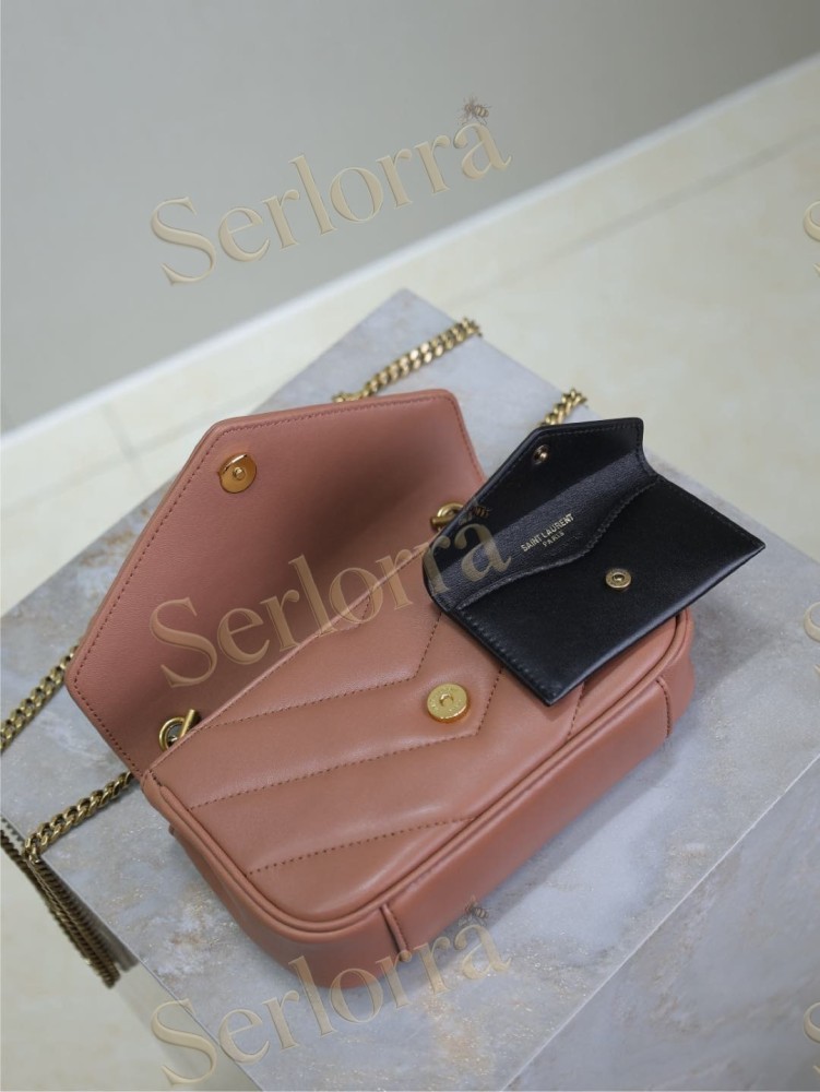 YSL LOULOU MINI IN LAMBSKIN