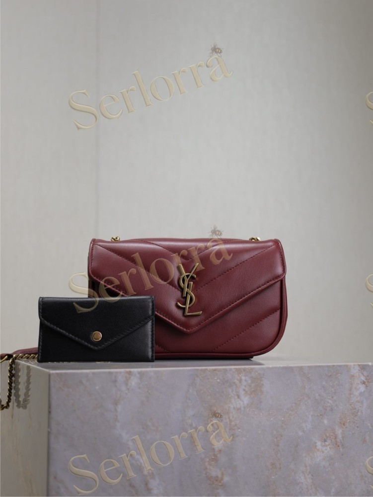 YSL LOULOU MINI IN LAMBSKIN