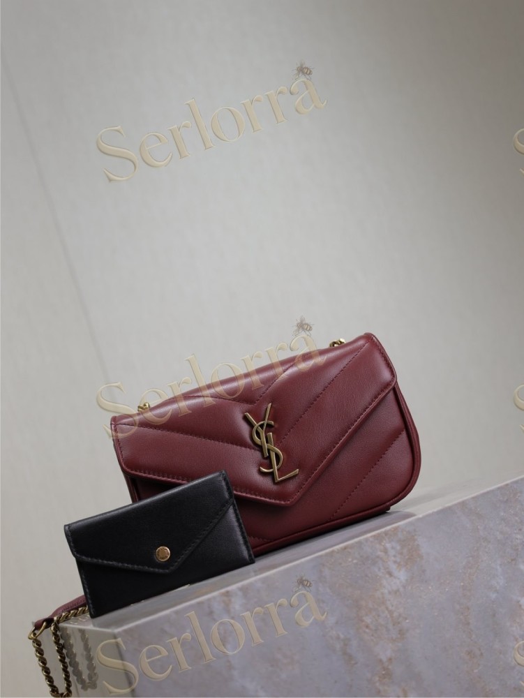 YSL LOULOU MINI IN LAMBSKIN