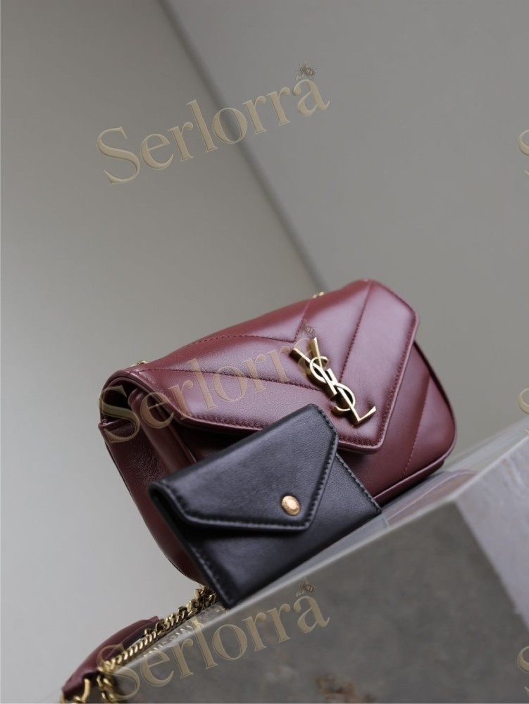 YSL LOULOU MINI IN LAMBSKIN