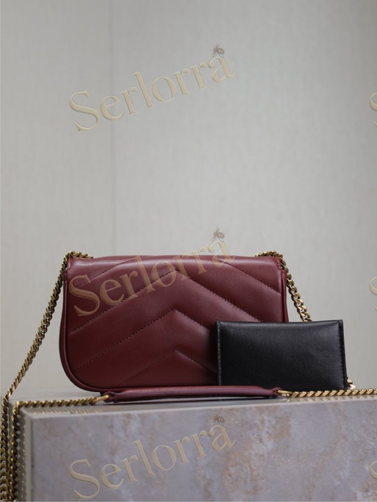 YSL LOULOU MINI IN LAMBSKIN