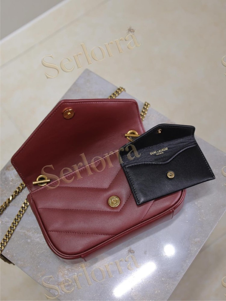 YSL LOULOU MINI IN LAMBSKIN
