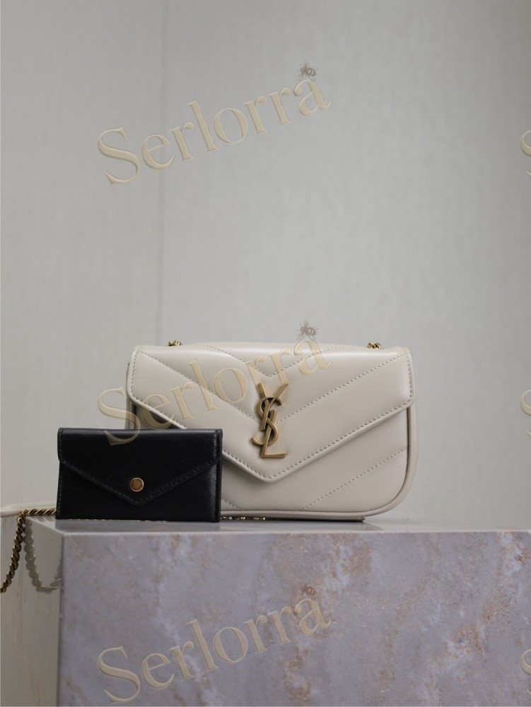 YSL LOULOU MINI IN LAMBSKIN