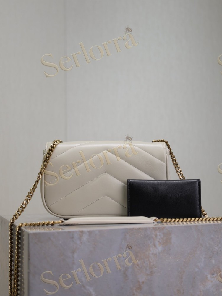 YSL LOULOU MINI IN LAMBSKIN