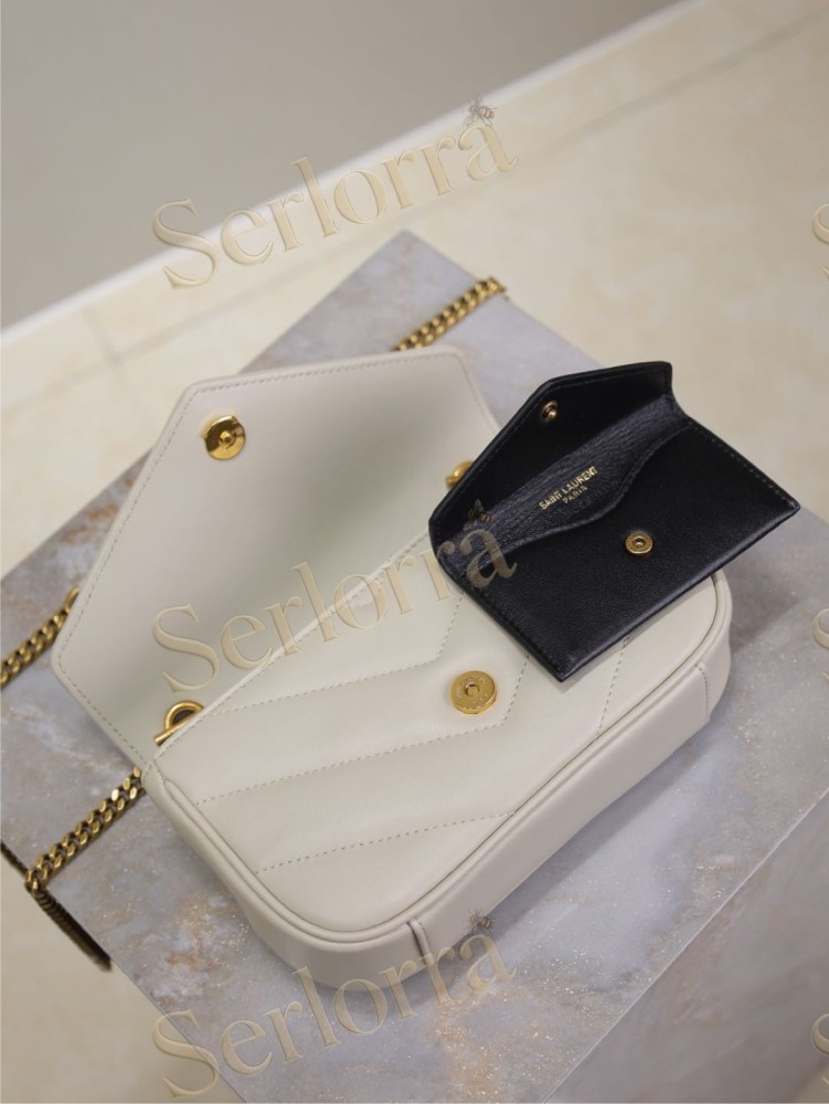 YSL LOULOU MINI IN LAMBSKIN