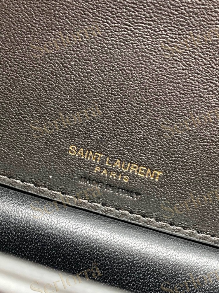 YSL LOULOU MATELASSÉ SUEDE SHOULDER BAG