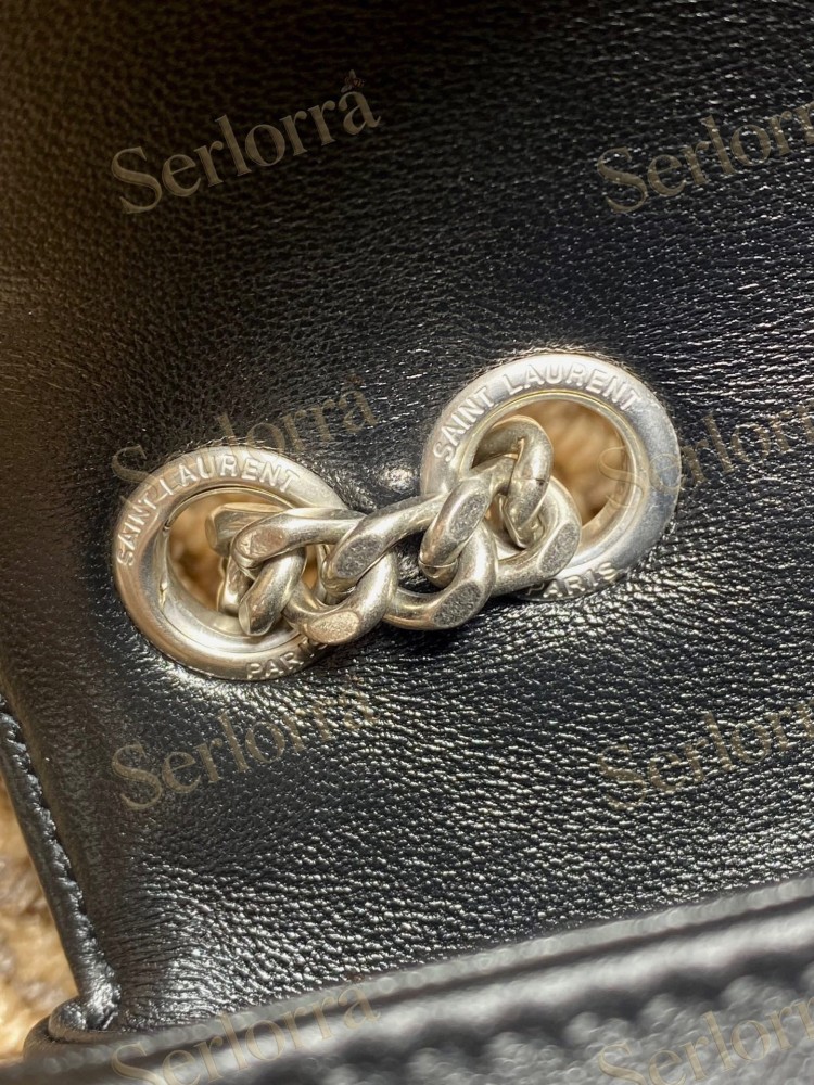 YSL LOULOU MATELASSÉ SUEDE SHOULDER BAG