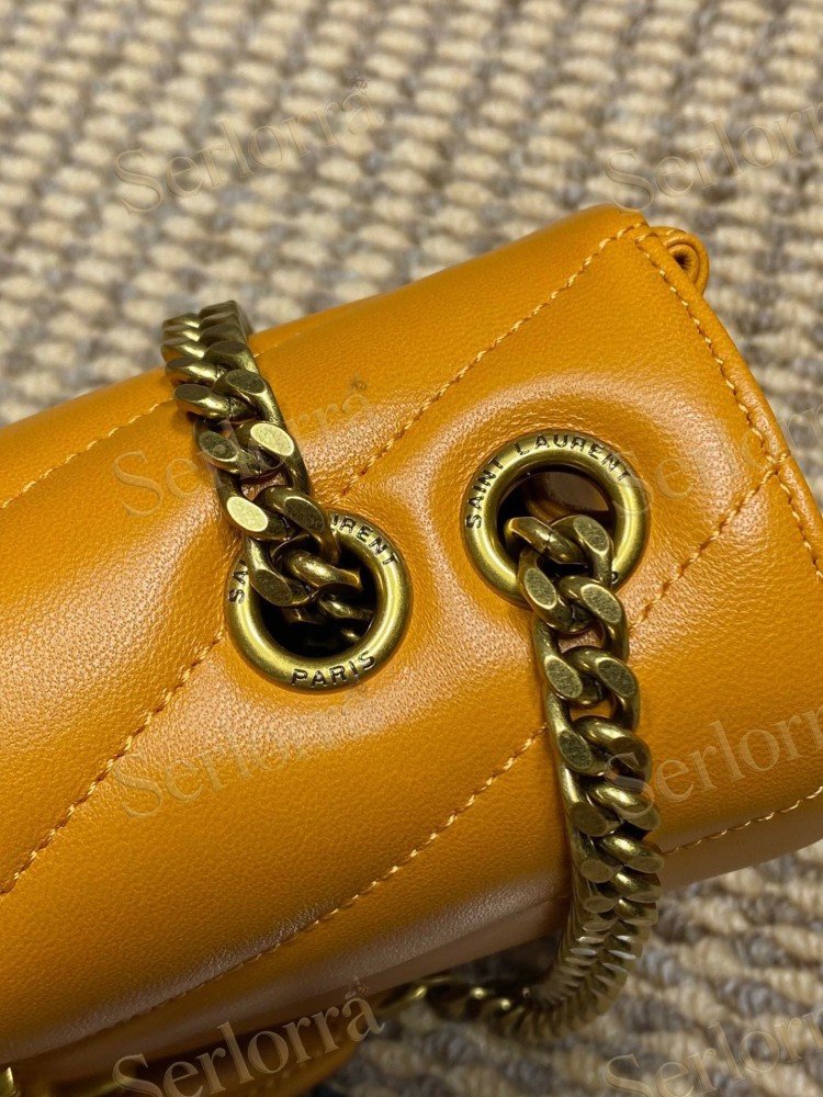 YSL LOULOU MATELASSÉ SUEDE SHOULDER BAG