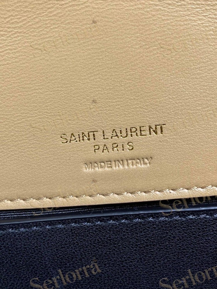 YSL LOULOU MATELASSÉ SUEDE SHOULDER BAG
