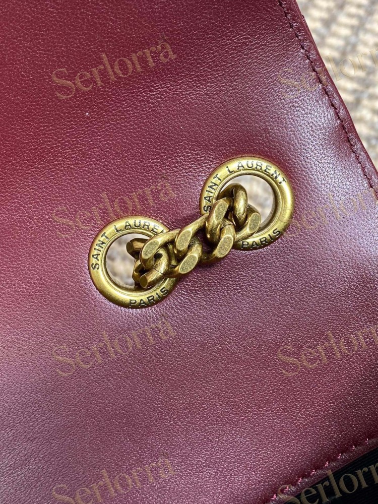 YSL LOULOU MATELASSÉ SUEDE SHOULDER BAG