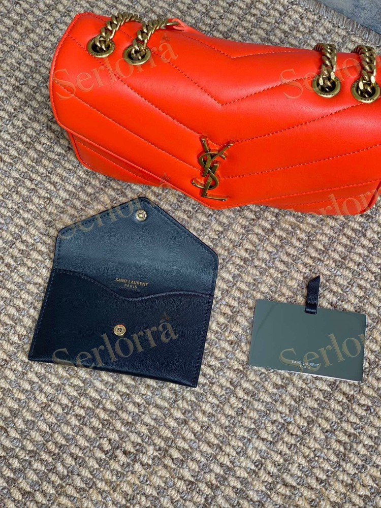YSL LOULOU MATELASSÉ SUEDE SHOULDER BAG