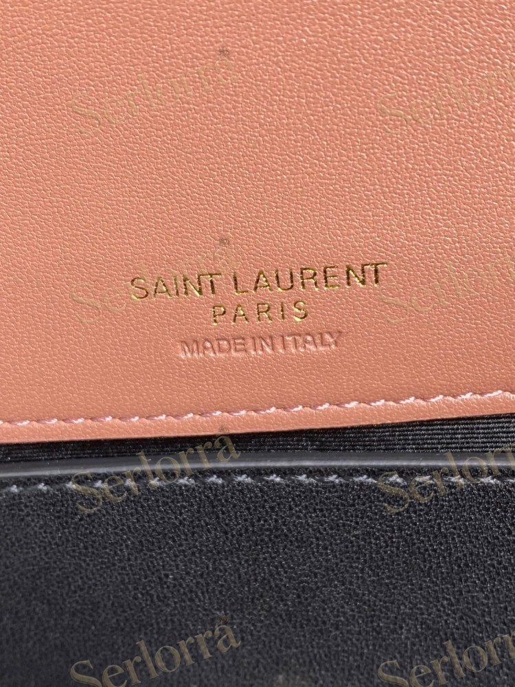 YSL LOULOU MATELASSÉ SUEDE SHOULDER BAG