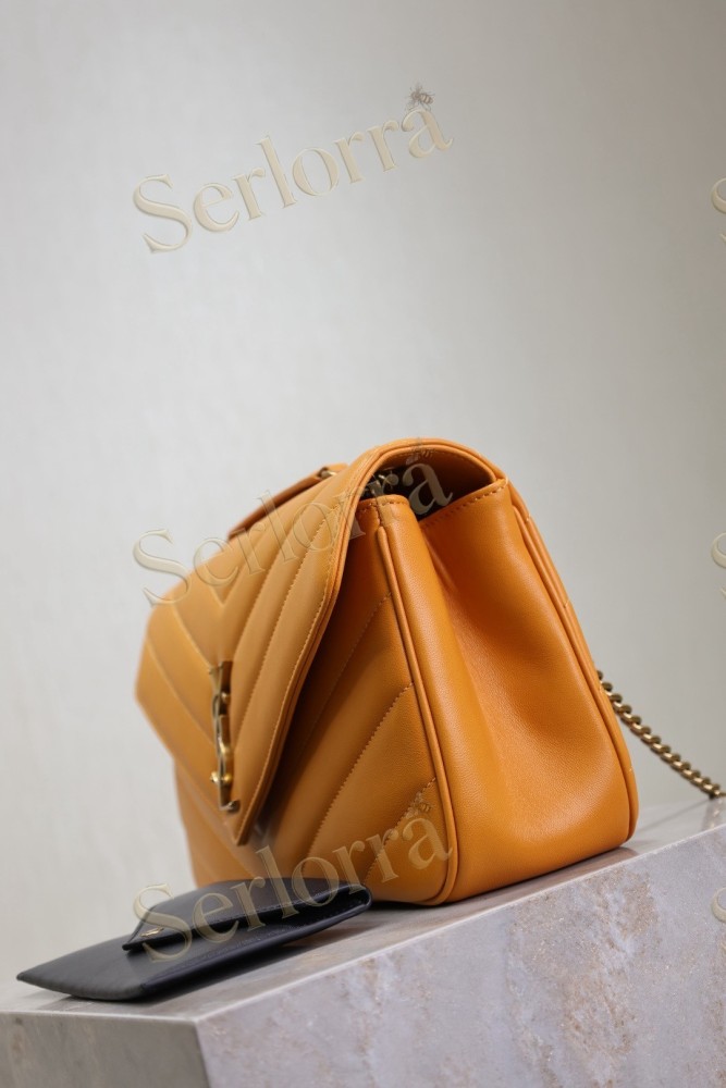 YSL LOULOU MATELASSÉ SUEDE SHOULDER BAG