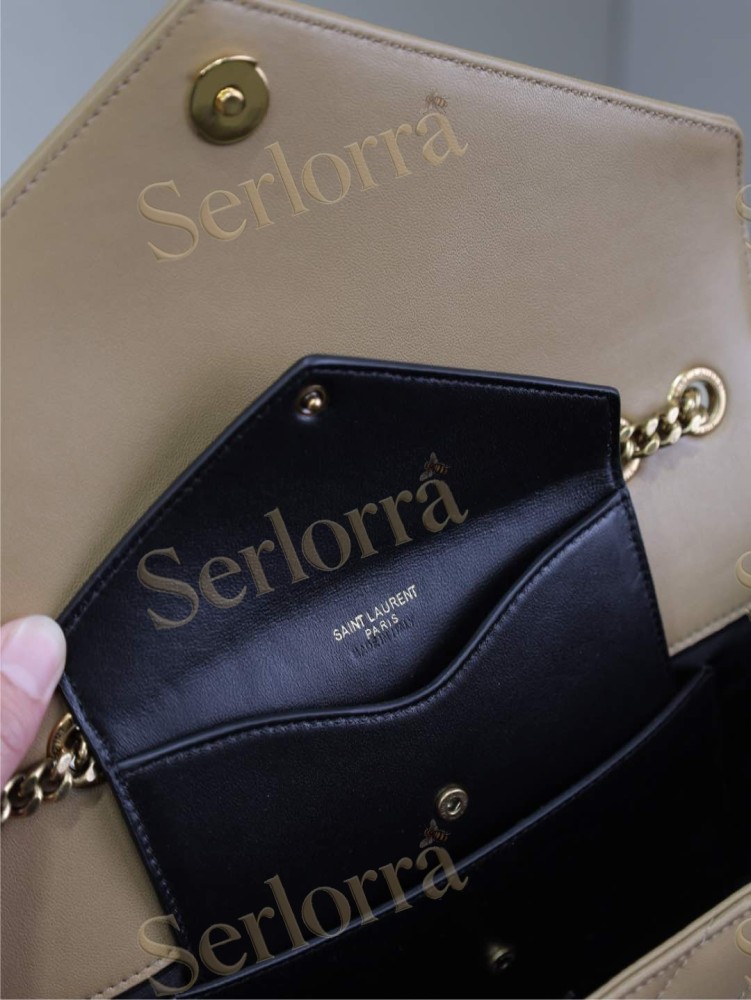 YSL LOULOU MATELASSÉ SUEDE SHOULDER BAG
