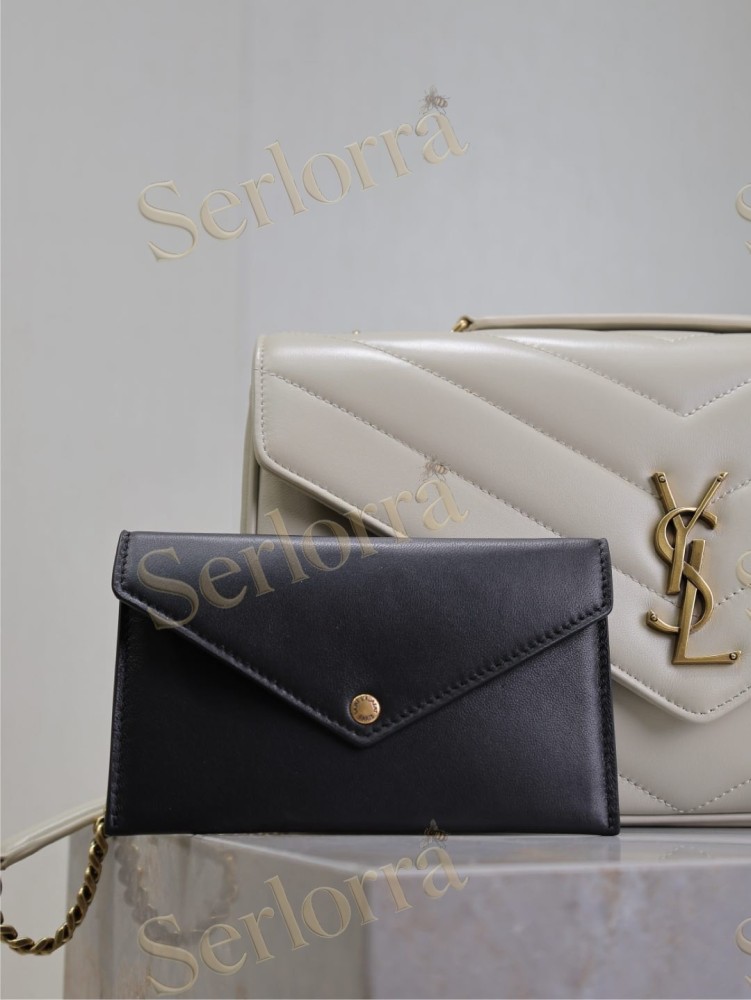 YSL LOULOU MATELASSÉ SUEDE SHOULDER BAG