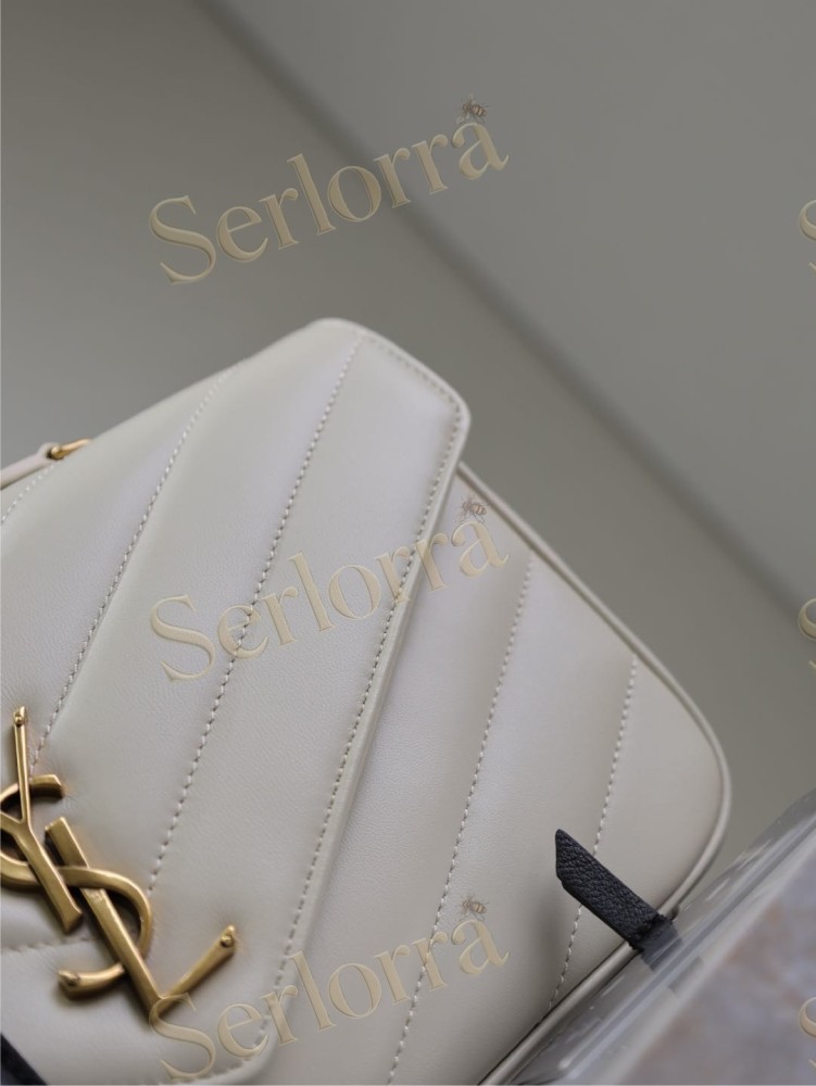 YSL LOULOU MATELASSÉ SUEDE SHOULDER BAG