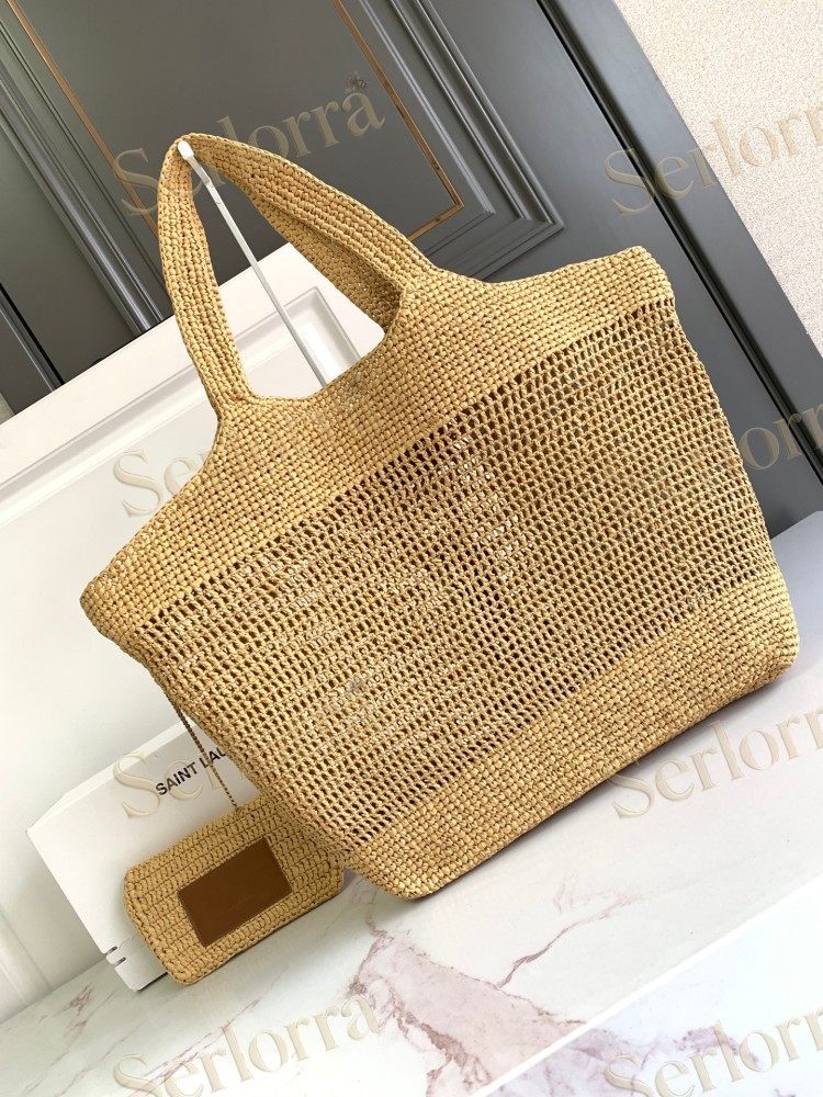 YSL ICARE IN QUILTED NAPPA