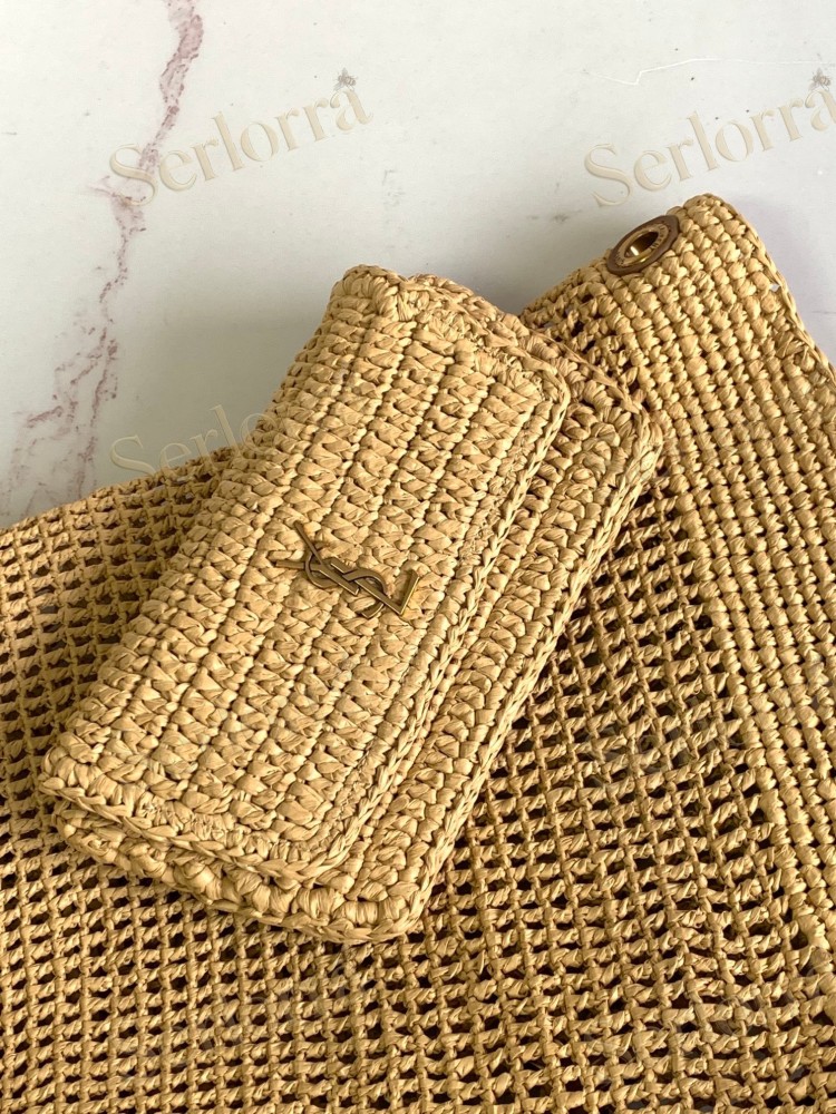 YSL ICARE IN QUILTED NAPPA