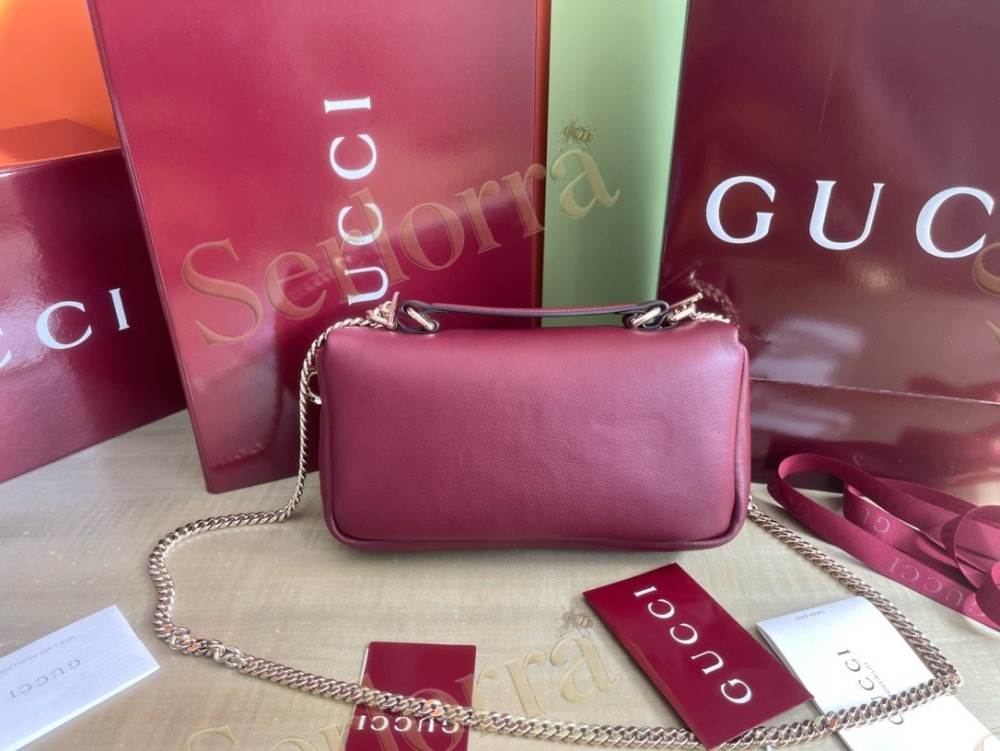 GUCCI GG MILANO SMALL TOP HANDLE BAG