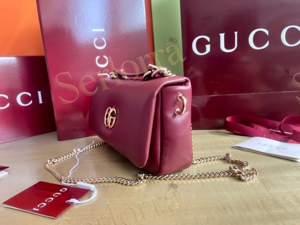 GUCCI GG MILANO SMALL TOP HANDLE BAG