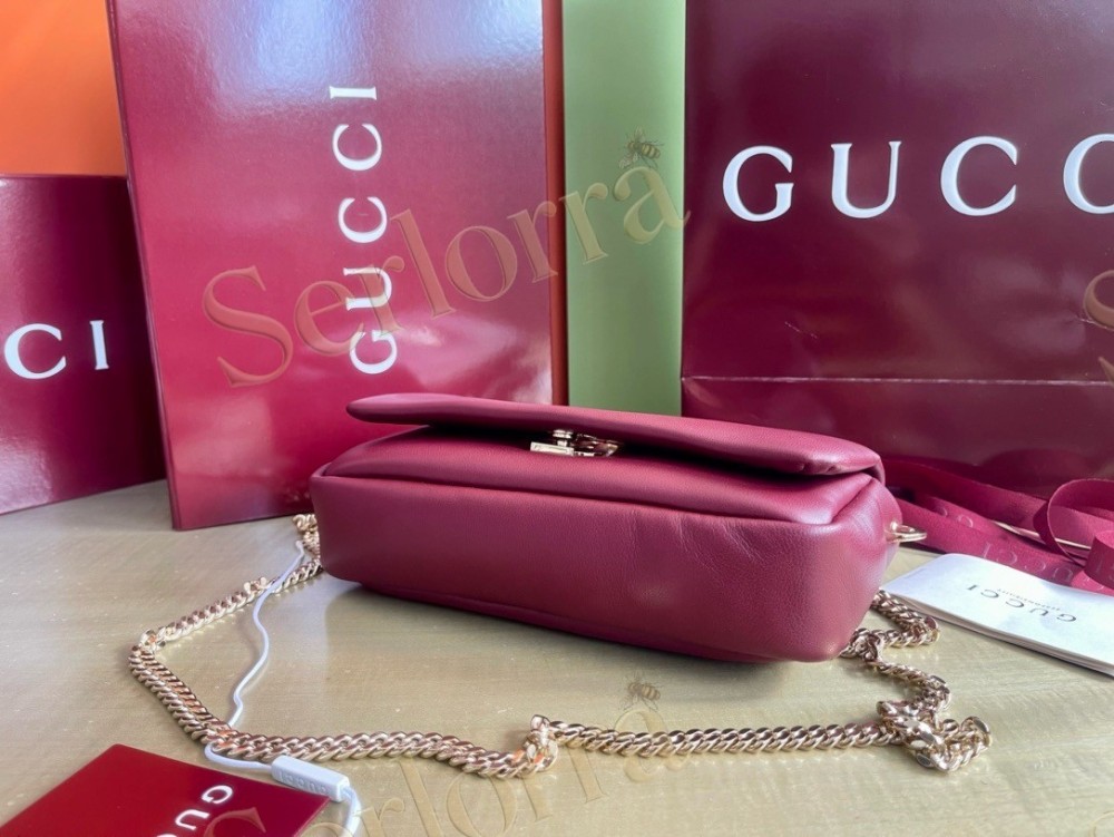 GUCCI GG MILANO SMALL TOP HANDLE BAG
