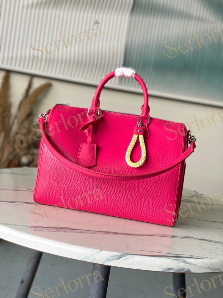 LOUIS VUITTON SPEEDY SOFT 30 EPI BRILLIANT PINK