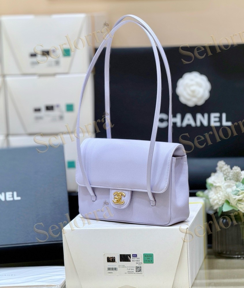 CHANEL MASTER SAC GABRIELLE COCODILLE FLAP SHOULDER BAG