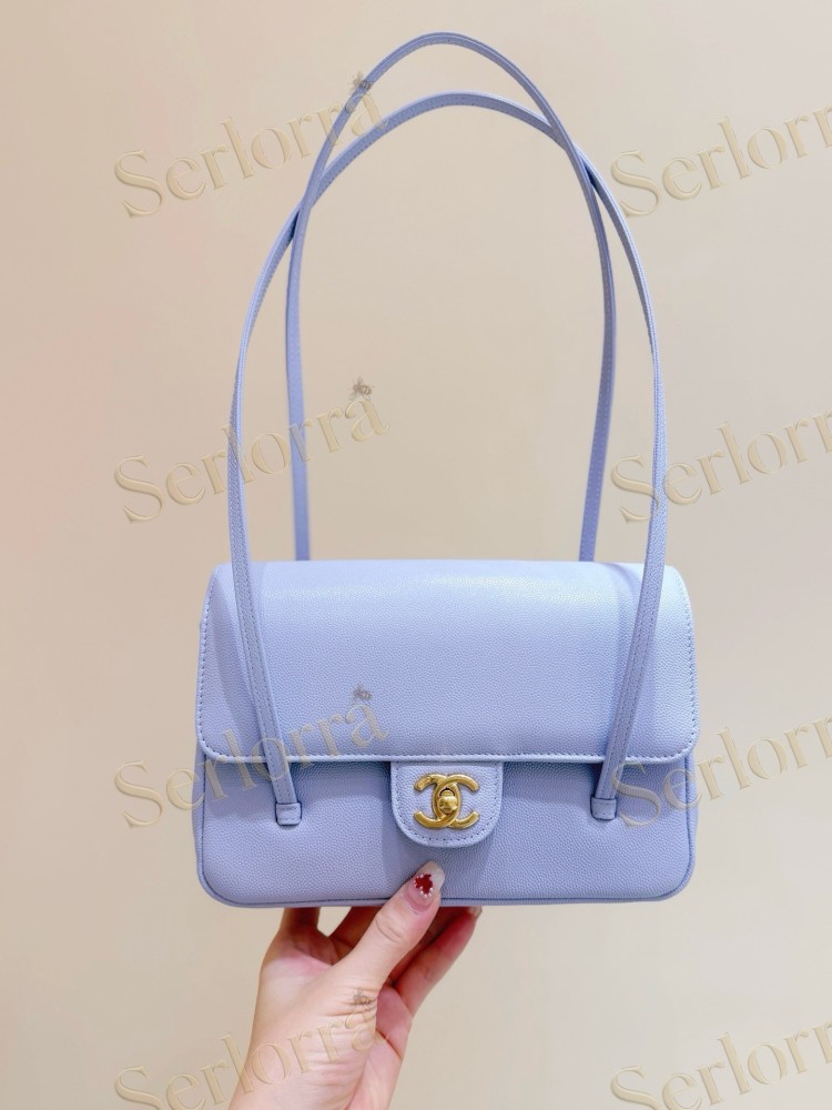 CHANEL MASTER SAC GABRIELLE COCODILLE FLAP SHOULDER BAG