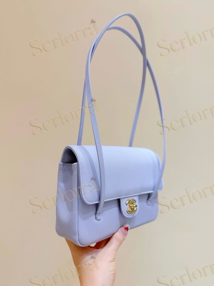 CHANEL MASTER SAC GABRIELLE COCODILLE FLAP SHOULDER BAG