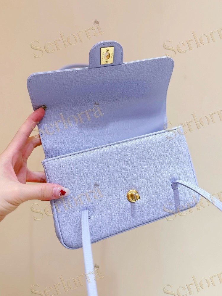 CHANEL MASTER SAC GABRIELLE COCODILLE FLAP SHOULDER BAG